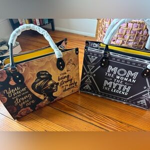Stylish Afrocentric Graphic Tote Bags